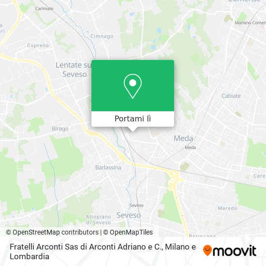 Mappa Fratelli Arconti Sas di Arconti Adriano e C.