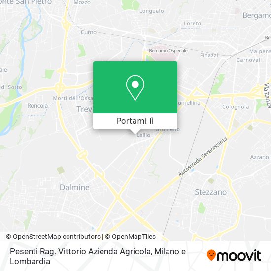 Mappa Pesenti Rag. Vittorio Azienda Agricola
