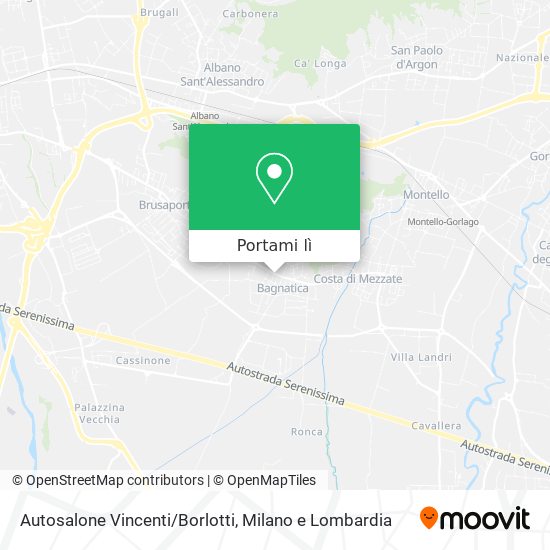 Mappa Autosalone Vincenti/Borlotti