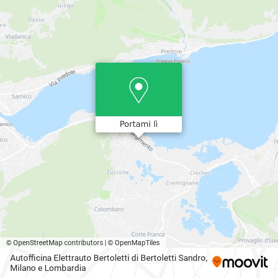 Mappa Autofficina Elettrauto Bertoletti di Bertoletti Sandro
