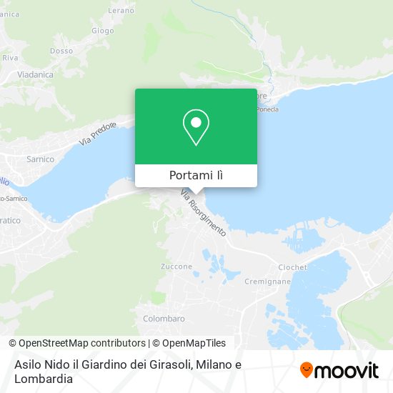 Mappa Asilo Nido il Giardino dei Girasoli