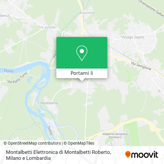 Mappa Montalbetti Elettronica di Montalbetti Roberto