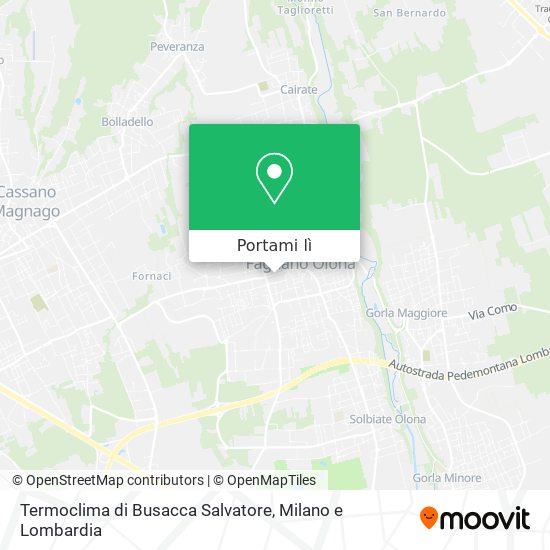 Mappa Termoclima di Busacca Salvatore