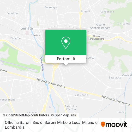 Mappa Officina Baroni Snc di Baroni Mirko e Luca
