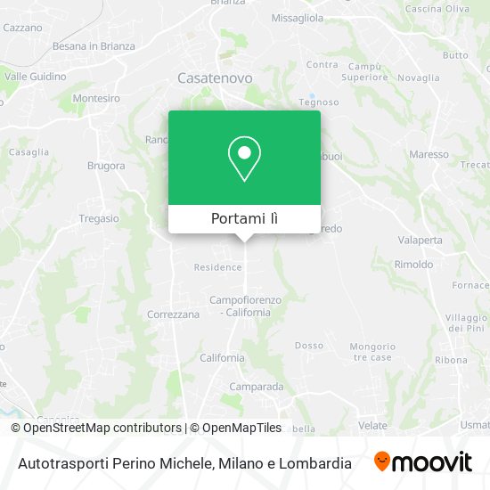 Mappa Autotrasporti Perino Michele