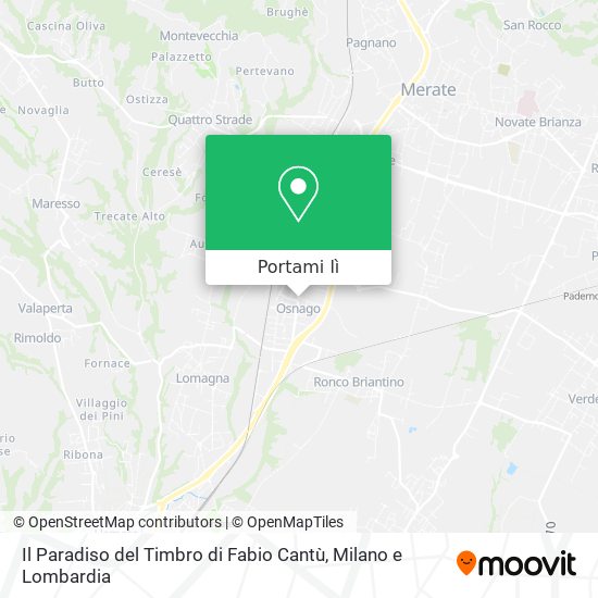 Mappa Il Paradiso del Timbro di Fabio Cantù