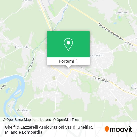Mappa Ghelfi & Lazzarelli Assicurazioni Sas di Ghelfi P.