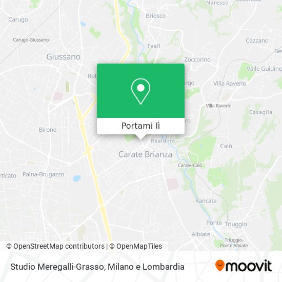 Mappa Studio Meregalli-Grasso