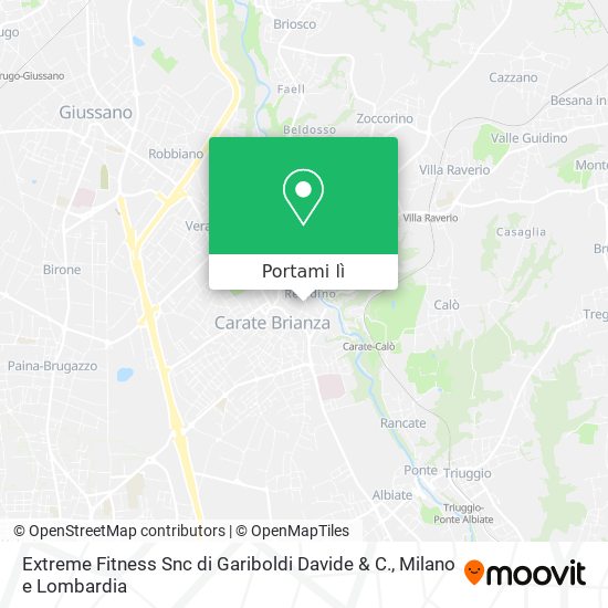 Mappa Extreme Fitness Snc di Gariboldi Davide & C.