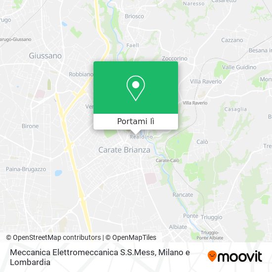 Mappa Meccanica Elettromeccanica S.S.Mess