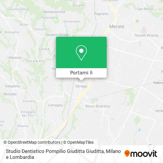 Mappa Studio Dentistico Pompilio Giuditta Giuditta