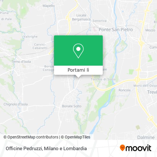 Mappa Officine Pedruzzi