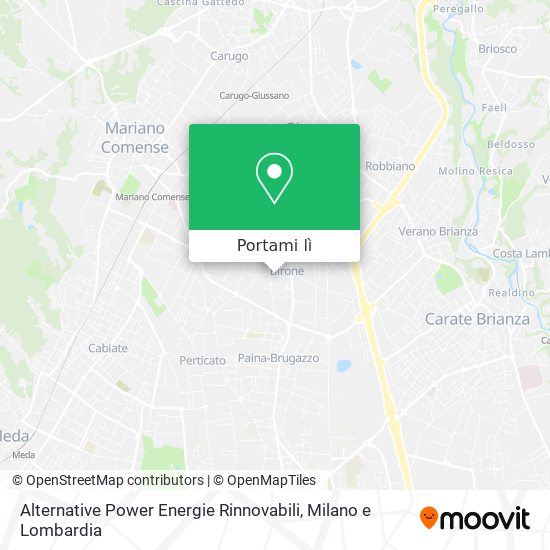 Mappa Alternative Power Energie Rinnovabili
