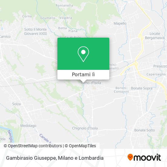Mappa Gambirasio Giuseppe