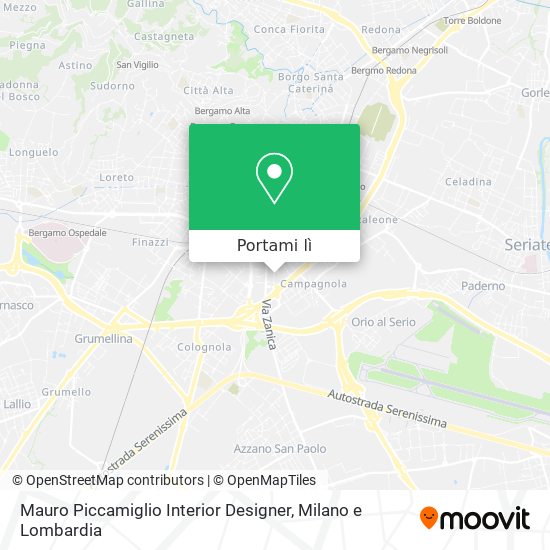 Mappa Mauro Piccamiglio Interior Designer