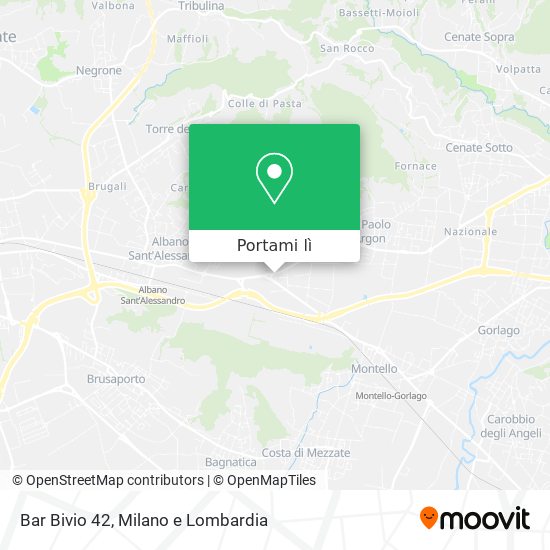 Mappa Bar Bivio 42