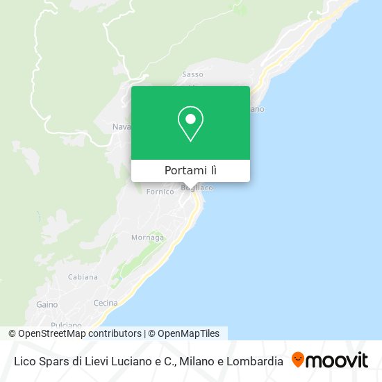 Mappa Lico Spars di Lievi Luciano e C.