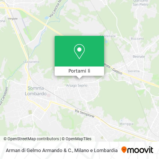 Mappa Arman di Gelmo Armando & C.
