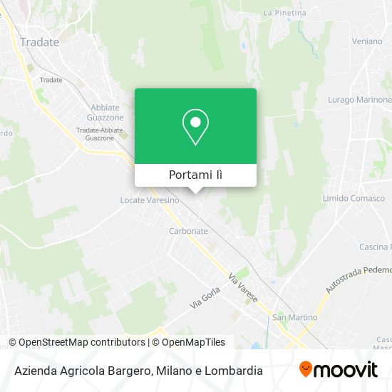 Mappa Azienda Agricola Bargero