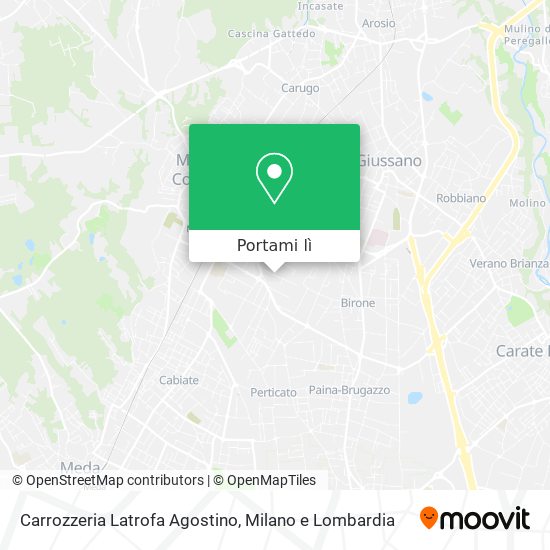Mappa Carrozzeria Latrofa Agostino
