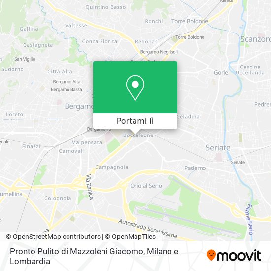 Mappa Pronto Pulito di Mazzoleni Giacomo