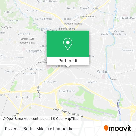 Mappa Pizzeria il Barba
