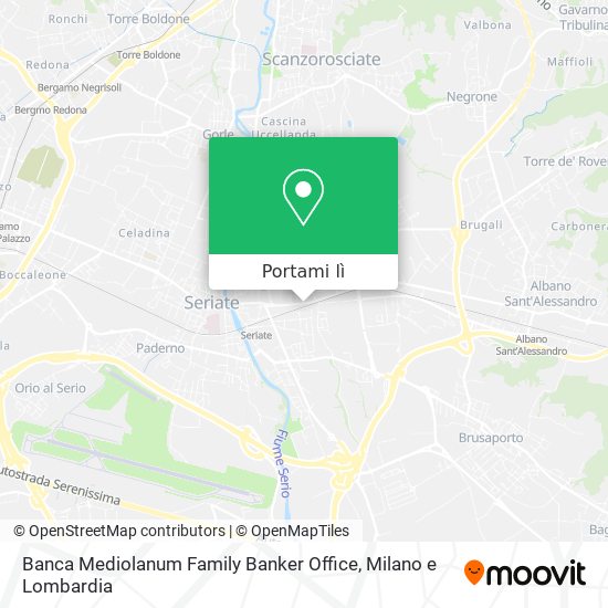 Mappa Banca Mediolanum Family Banker Office