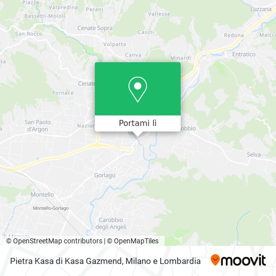Mappa Pietra Kasa di Kasa Gazmend
