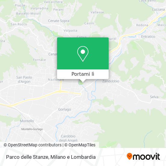 Mappa Parco delle Stanze