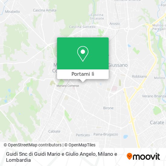 Mappa Guidi Snc di Guidi Mario e Giulio Angelo