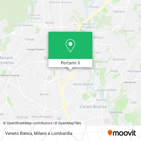 Mappa Veneto Banca