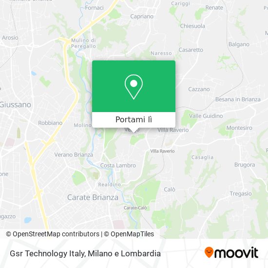 Mappa Gsr Technology Italy