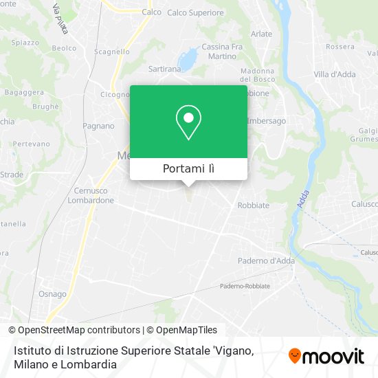 Mappa Istituto di Istruzione Superiore Statale 'Vigano