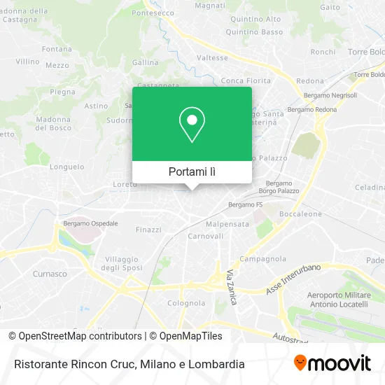 Mappa Ristorante Rincon Cruc