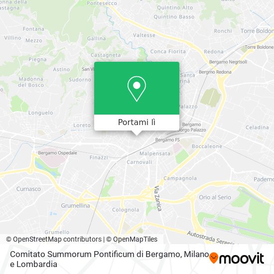 Mappa Comitato Summorum Pontificum di Bergamo