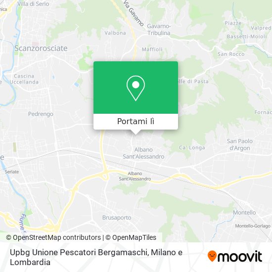 Mappa Upbg Unione Pescatori Bergamaschi