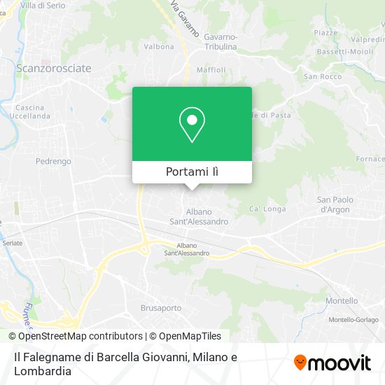 Mappa Il Falegname di Barcella Giovanni