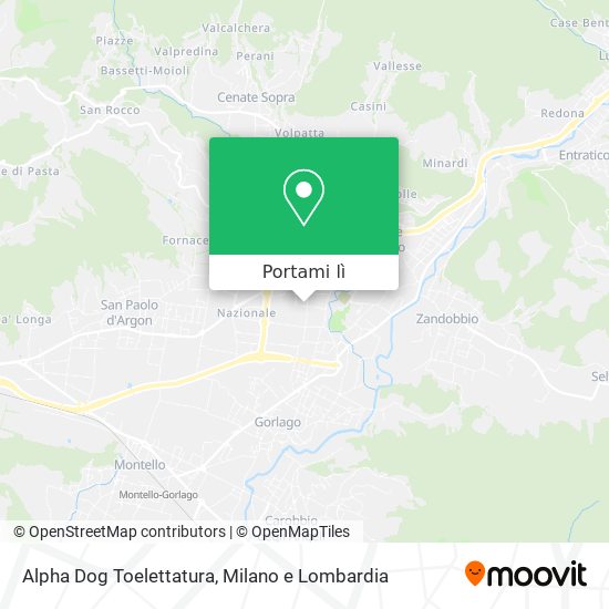 Mappa Alpha Dog Toelettatura