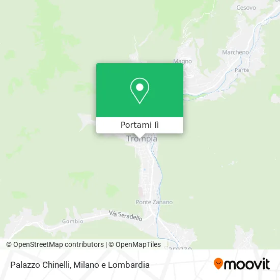 Mappa Palazzo Chinelli