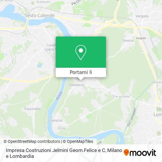 Mappa Impresa Costruzioni Jelmini Geom.Felice e C