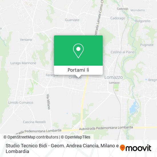 Mappa Studio Tecnico Bidi - Geom. Andrea Ciancia