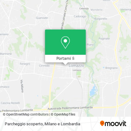 Mappa Parcheggio scoperto