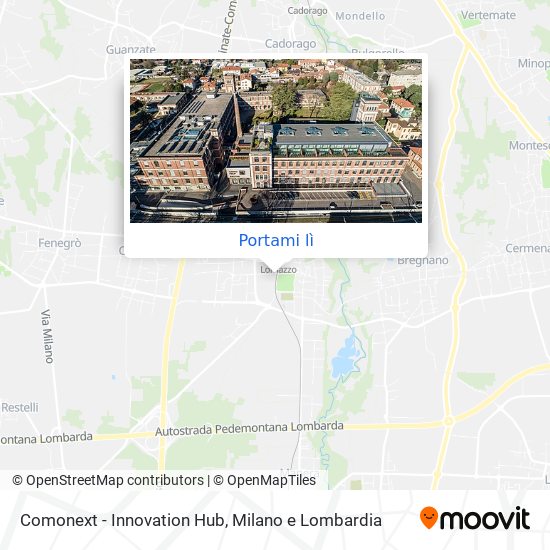 Mappa Comonext - Innovation Hub