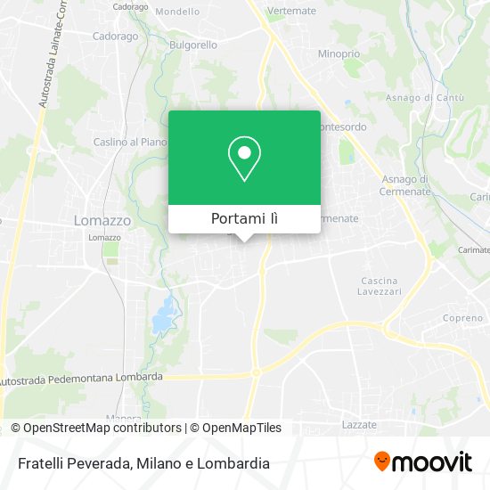 Mappa Fratelli Peverada