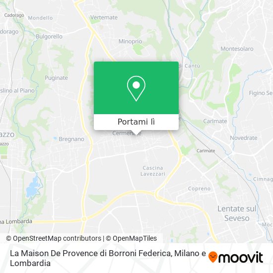 Mappa La Maison De Provence di Borroni Federica