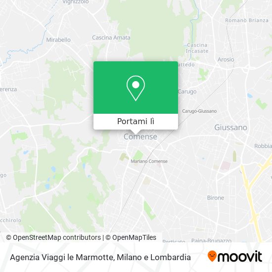 Mappa Agenzia Viaggi le Marmotte