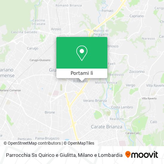 Mappa Parrocchia Ss Quirico e Giulitta