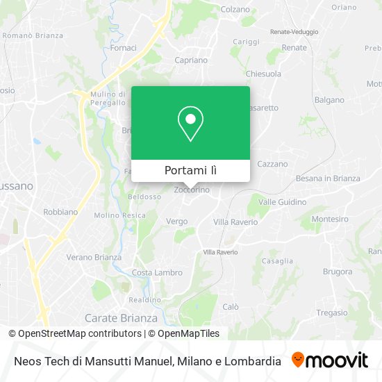Mappa Neos Tech di Mansutti Manuel
