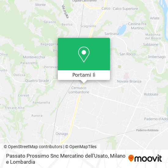Mappa Passato Prossimo Snc Mercatino dell'Usato