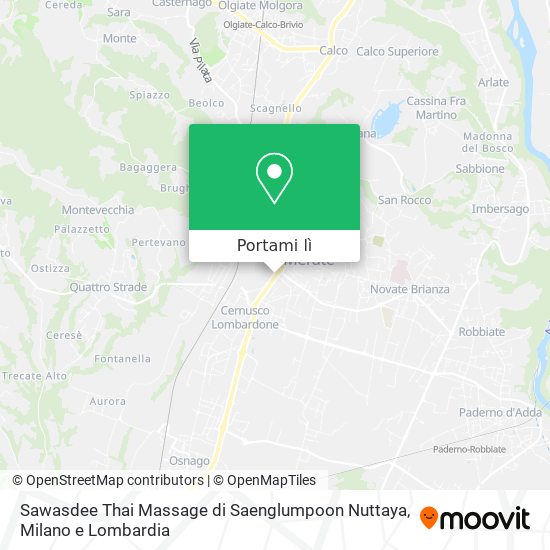 Mappa Sawasdee Thai Massage di Saenglumpoon Nuttaya